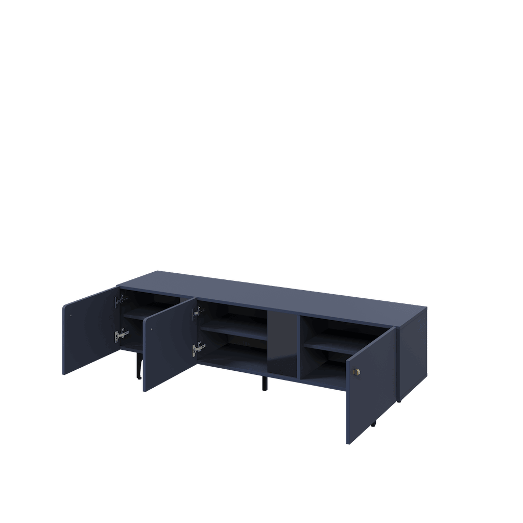 Milano TV Cabinet 160cm Navy Living Room TV Cabinet 