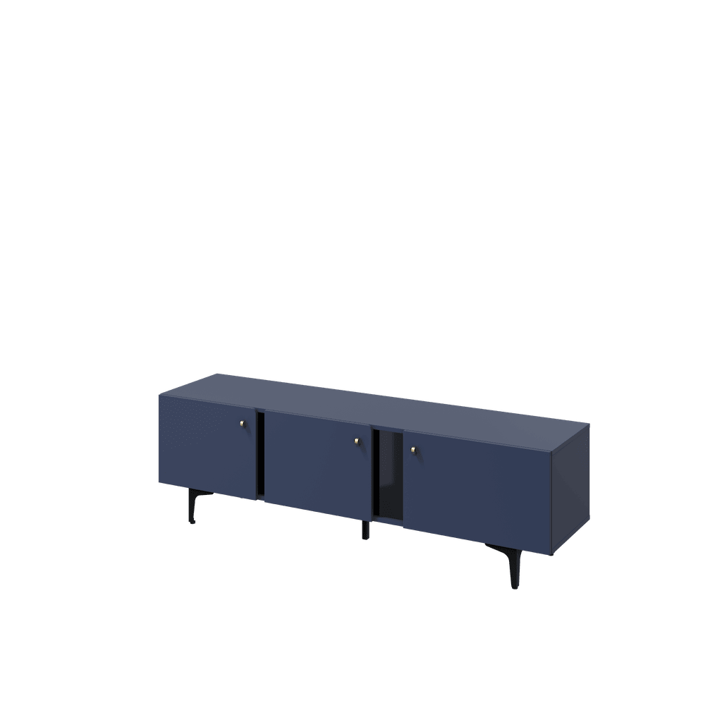 Milano TV Cabinet 160cm Navy Living Room TV Cabinet 