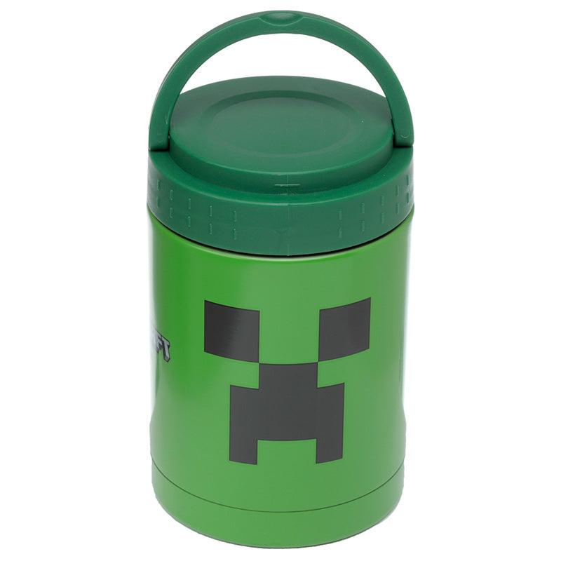 Minecraft Creeper Stainless Steel Insulated Food Snack/Lunch Pot 500ml - £21.49 - 