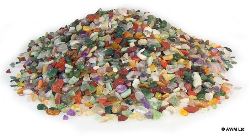 Mixed Natural Gemstone Chips - 5KG-