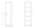 Modico MC-02 Tall Cabinet-Tall Cabinet