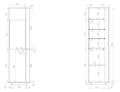 Modico MC-03 Tall Display Cabinet-Tall Display Cabinet