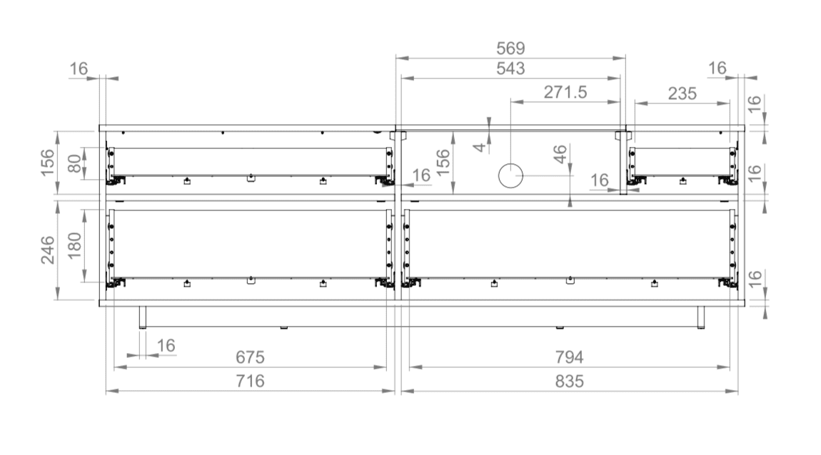 Modico MC-08 TV Cabinet-Living Room TV Cabinet