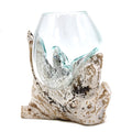 Molten Glass on Whitewash Wood - Medium Bowl - £37.9 - 