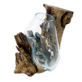 Molten Glass on Wood - Hanging Bowl - £57.0 - 