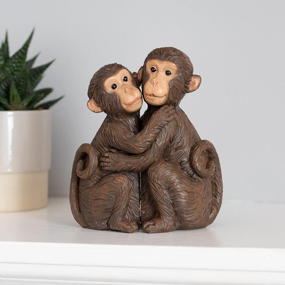 Monkey Couple Ornament-Ornaments