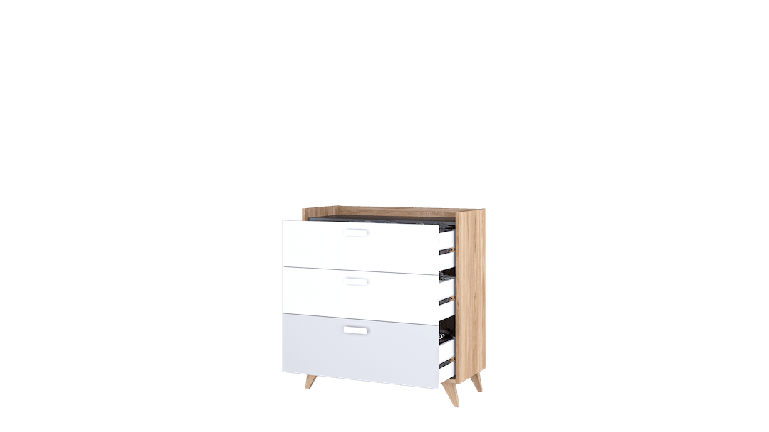 Mood MD-06 Chest of Drawers 90cm-Kids Chest of Drawers