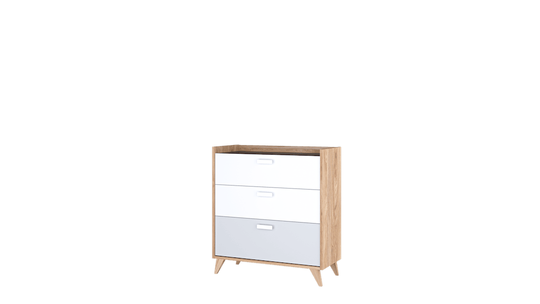 Mood MD-06 Chest of Drawers 90cm - £174.6 - Kids Chest of Drawers 