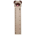 Mopps Pug Shaped Top Wooden Ruler (15cm)-