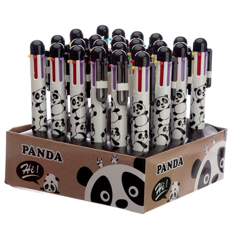 Multi Colour Pen (6 Colours) - Panda - £6.0 - 