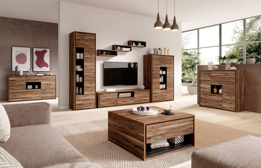 Mundo 46 Highboard Cabinet 100cm-Living Sideboard Cabinet
