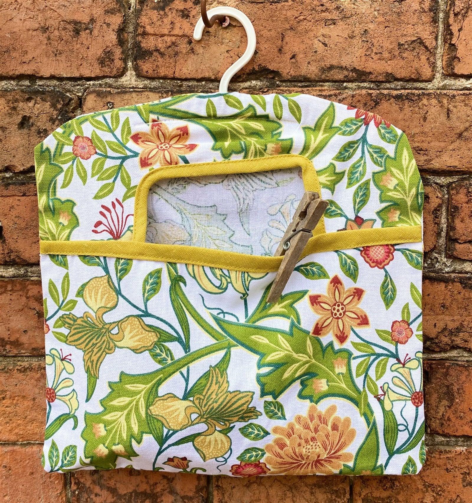 Mustard Sussex Peg Bag-