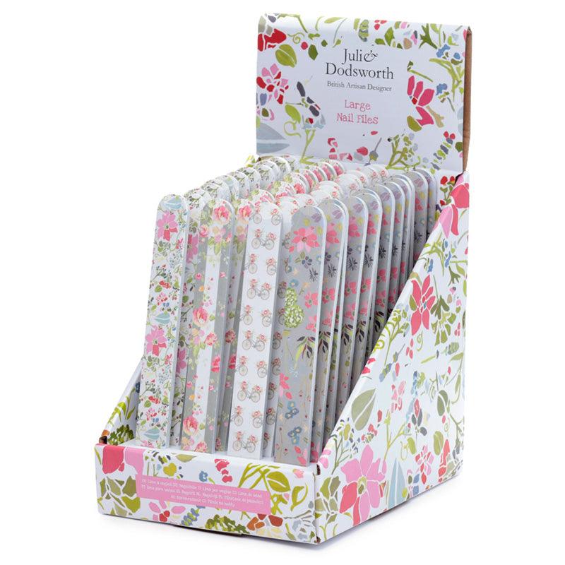 Nail File - Julie Dodsworth Pink Floral-