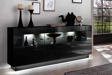 Nata 84 Display Sideboard Cabinet - £397.8 - Living Room Display Cabinet 