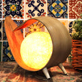 Natural Coconut Lamp - Natural Wrapover-