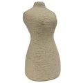 Natural Jewellery Display - Mannequin on Wooden Stand - Cream-