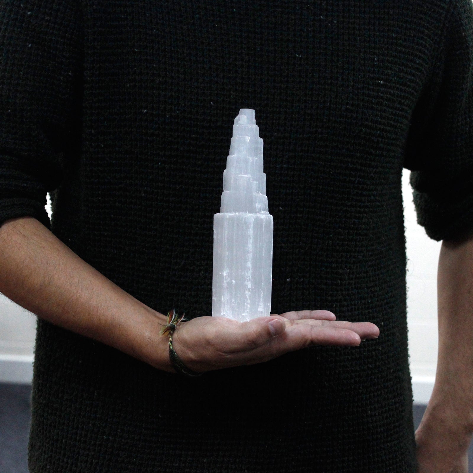 Natural Selenite Tower - 20 cm-