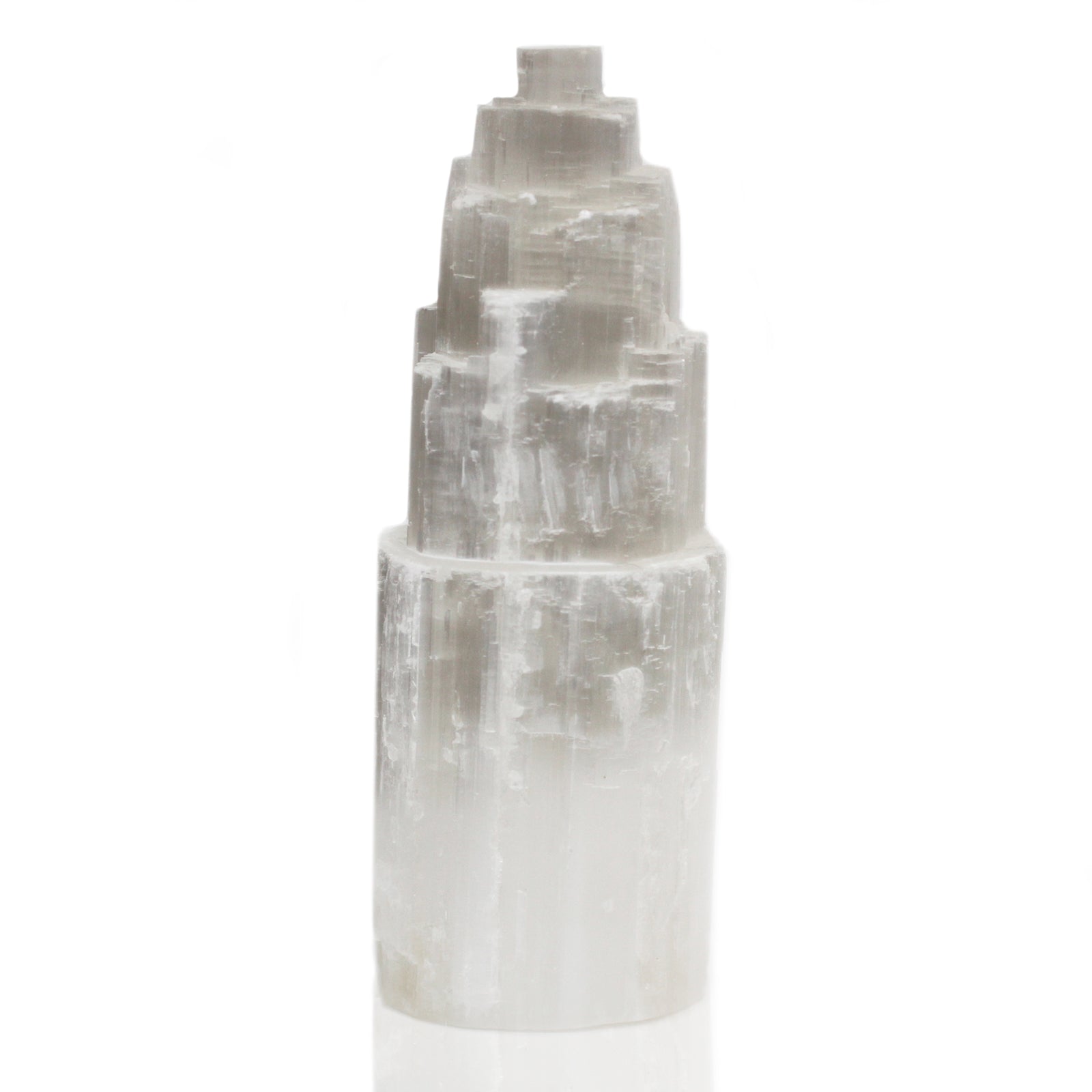 Natural Selenite Tower Lamp - 25 cm - £54.0 - 