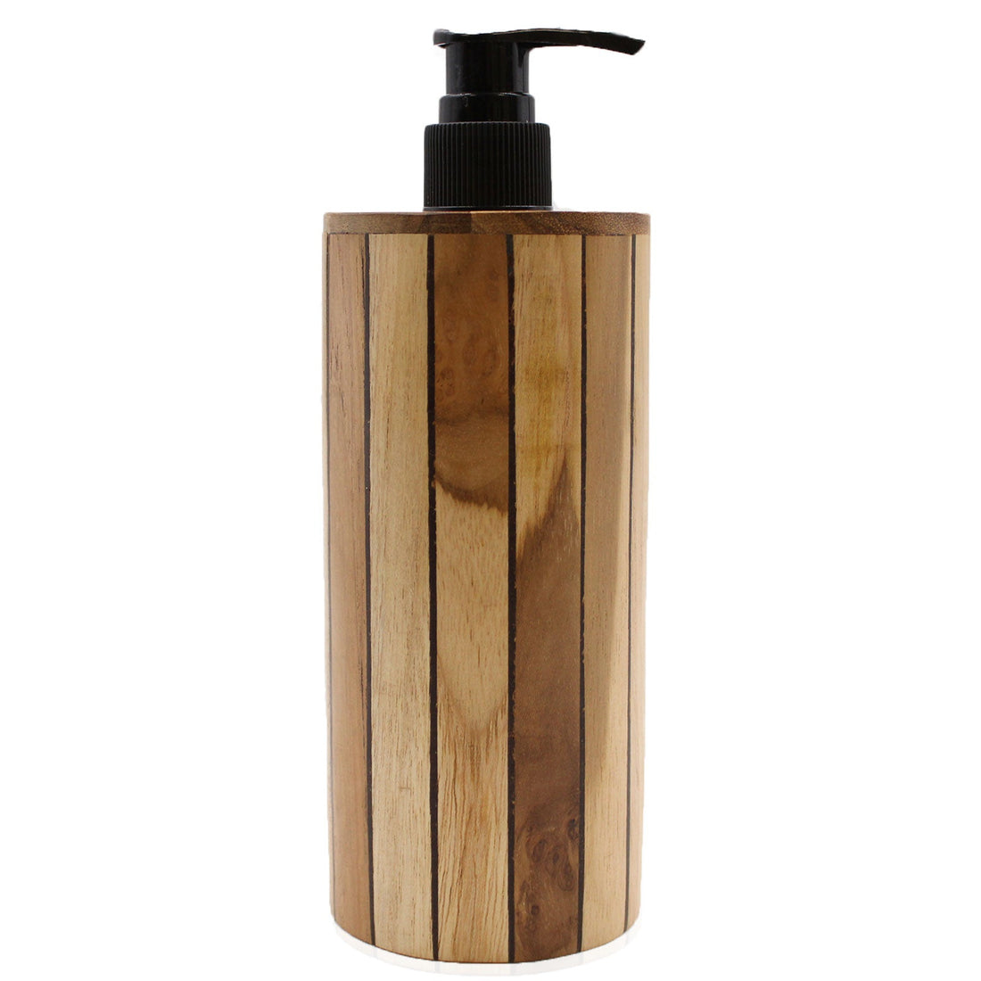 Natural Teakwood Soap Dispenser - Round - £36.0 - 