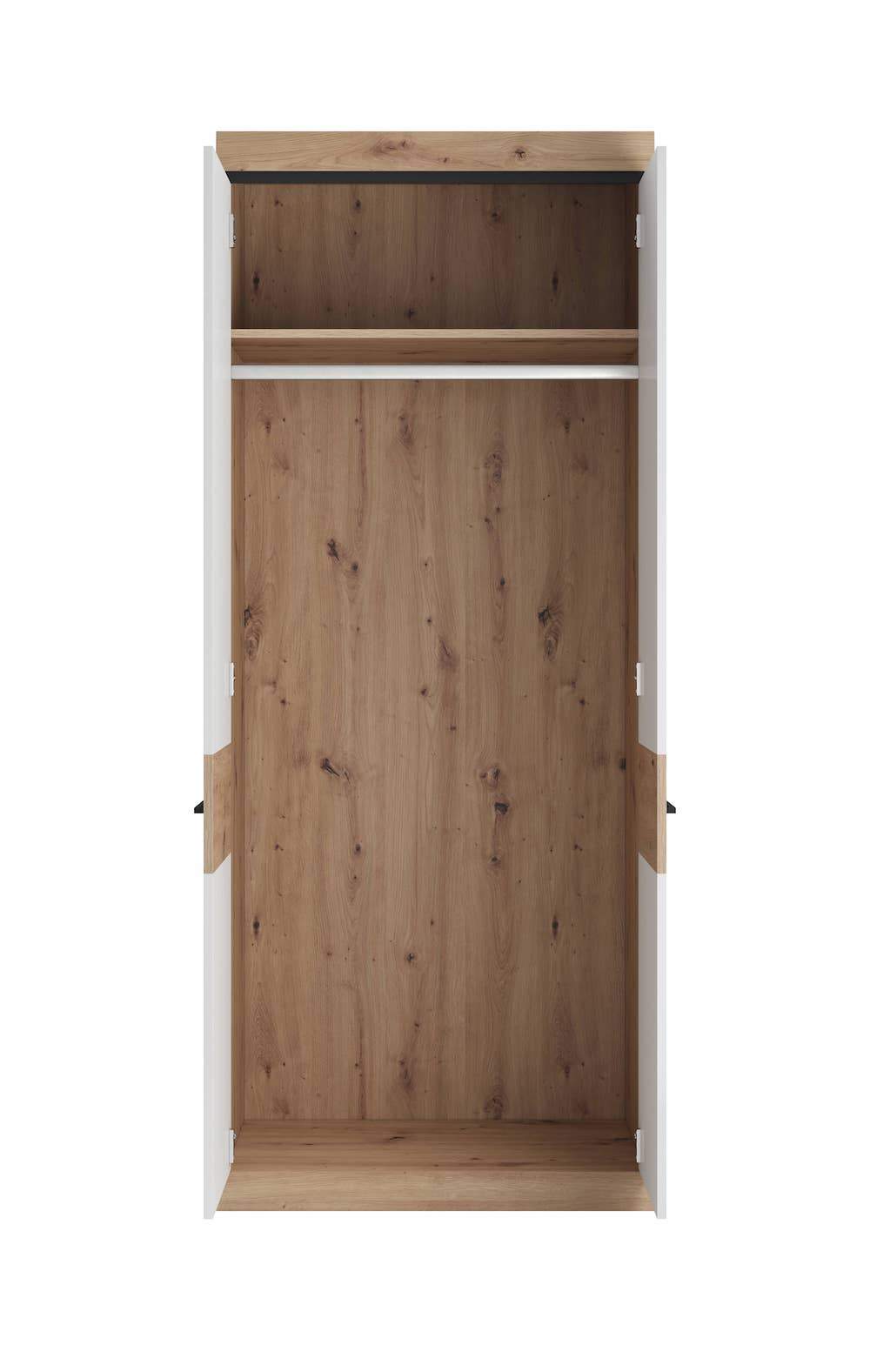 Nelly NL-01 Hinged Wardrobe - £255.6 - Hinged Door Wardrobe 