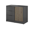 Nelly Sideboard Cabinet 105cm Graphite Living Sideboard Cabinet 