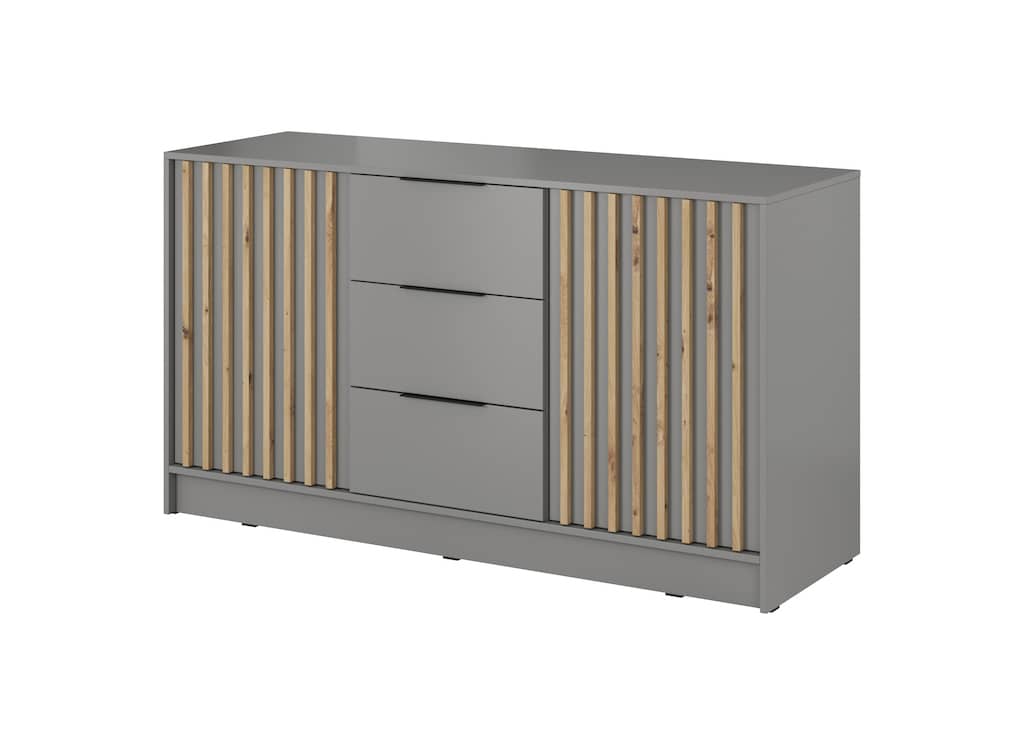 Nelly Sideboard Cabinet 155cm Grey Living Sideboard Cabinet 