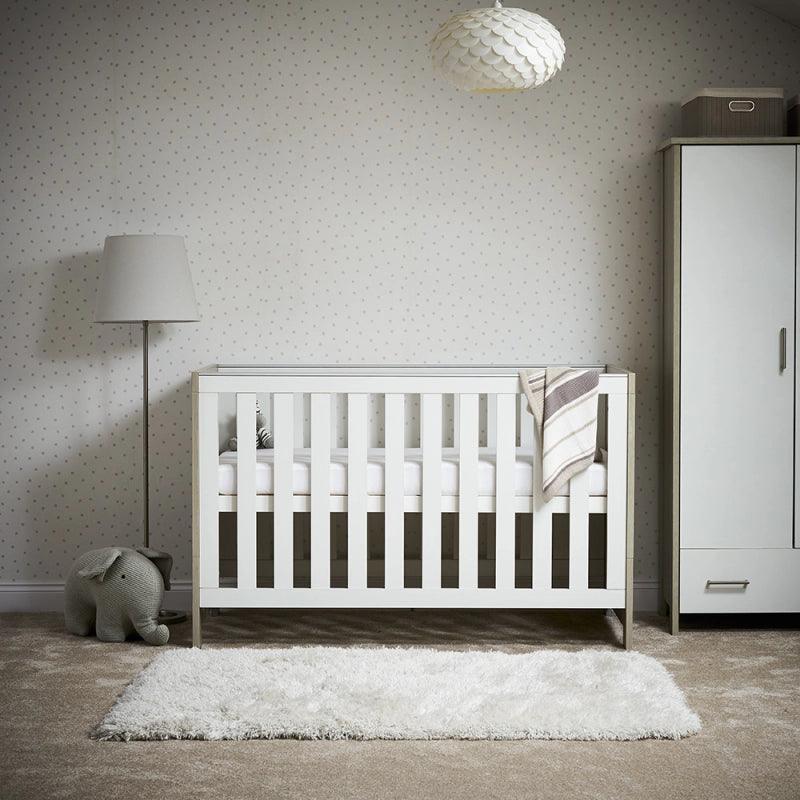 Nika Cot Bed Grey Wash & White Cots 