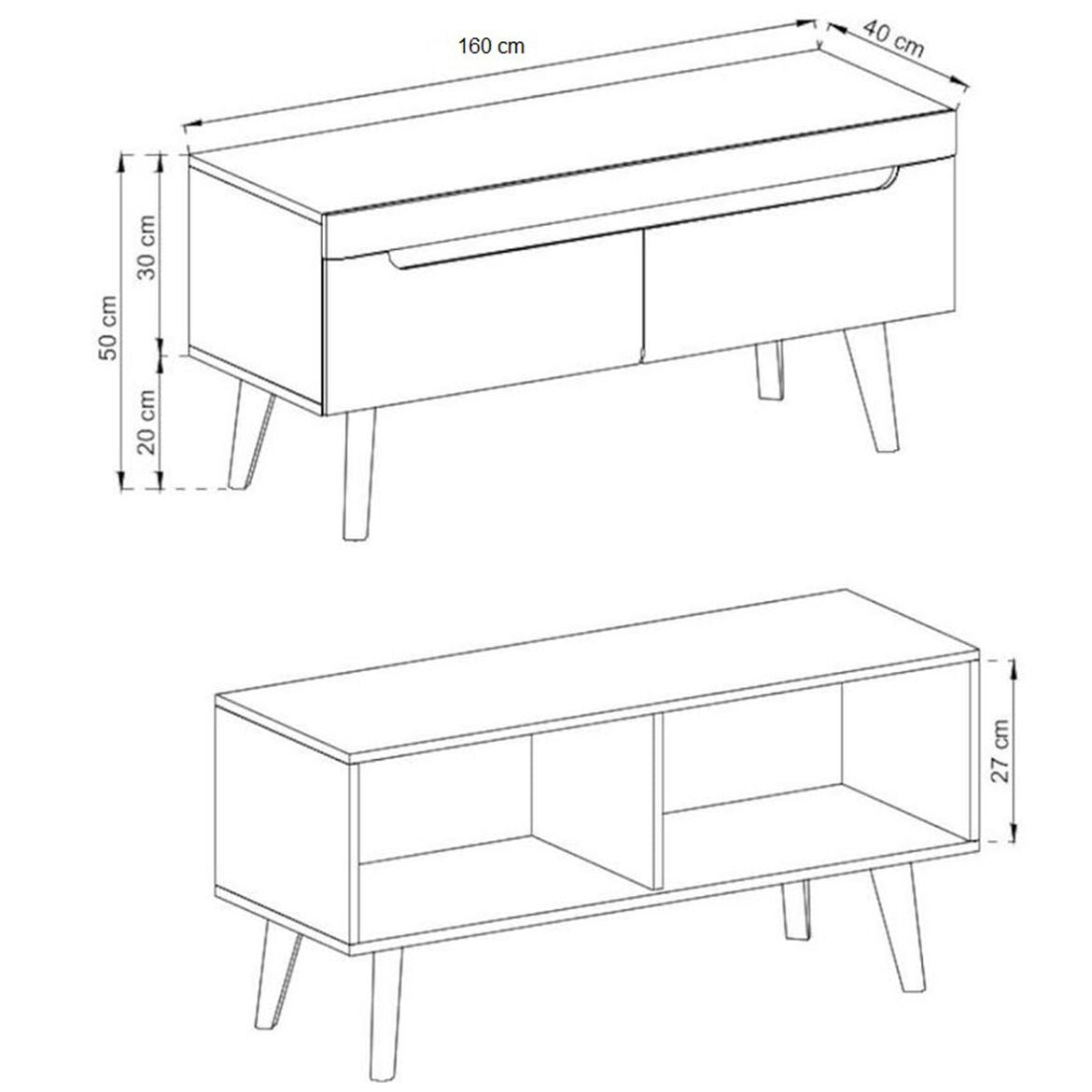 Nordi Large TV Cabinet-Living Room TV Cabinet