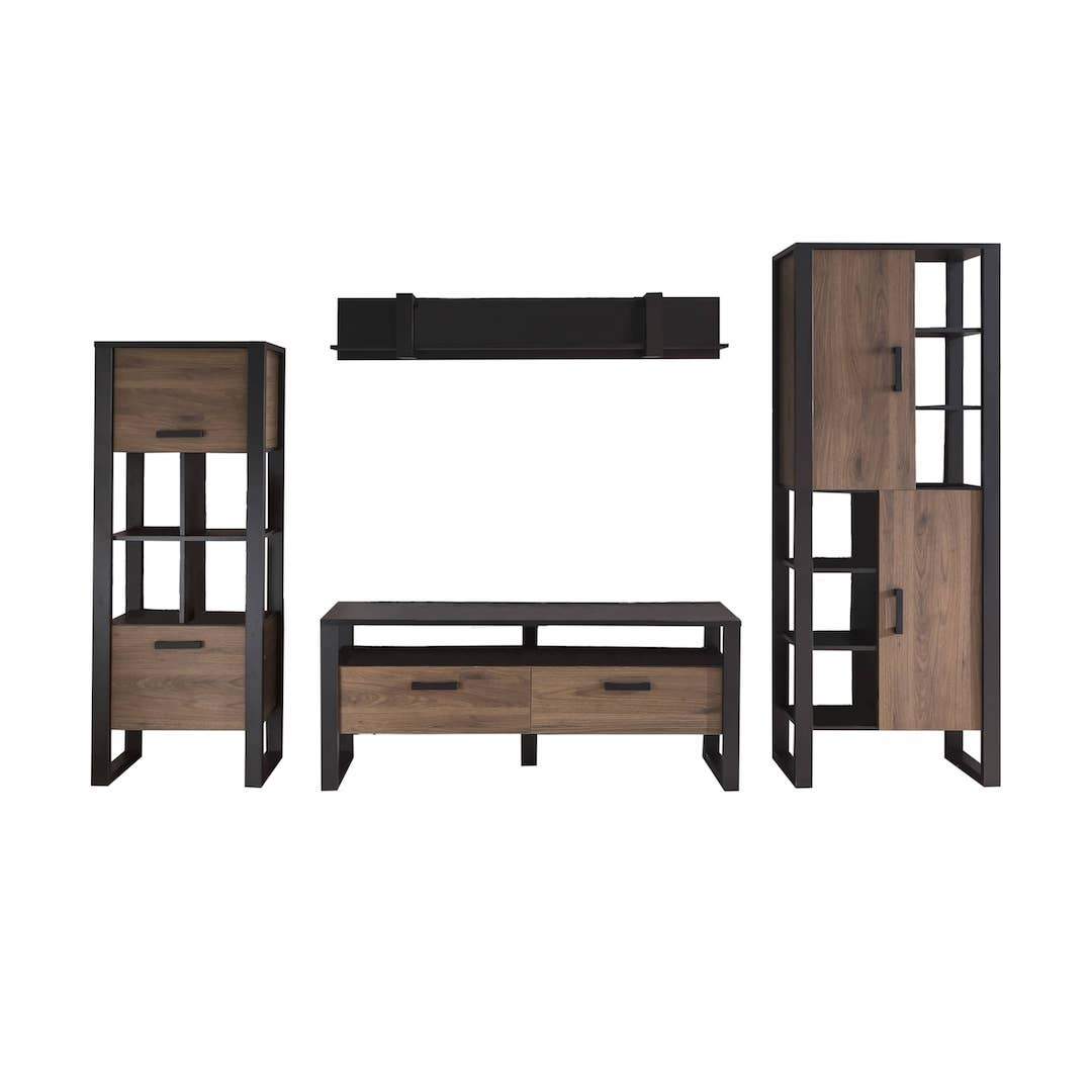 Nordi VB Living Room Set-Wall Unit