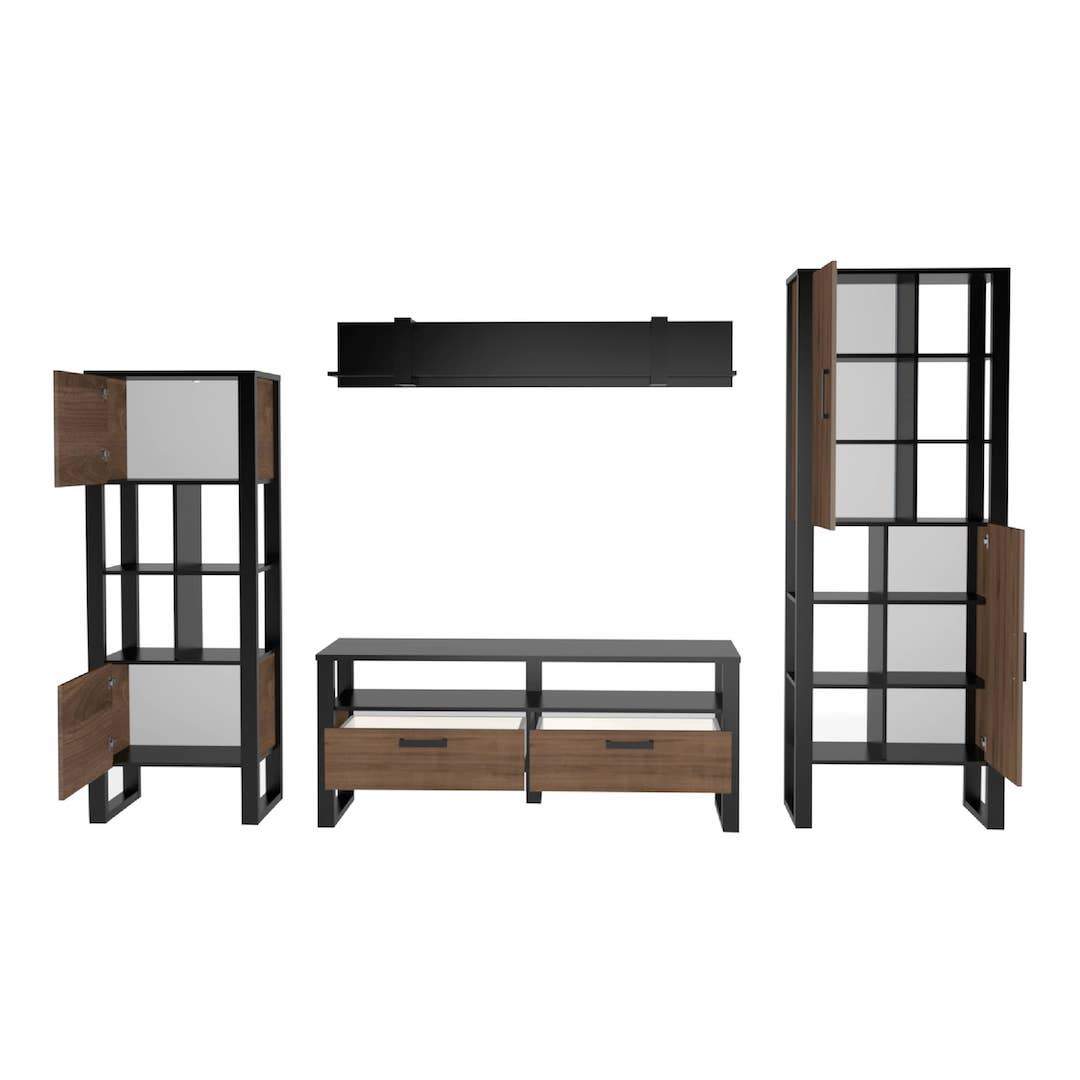 Nordi VB Living Room Set-Wall Unit