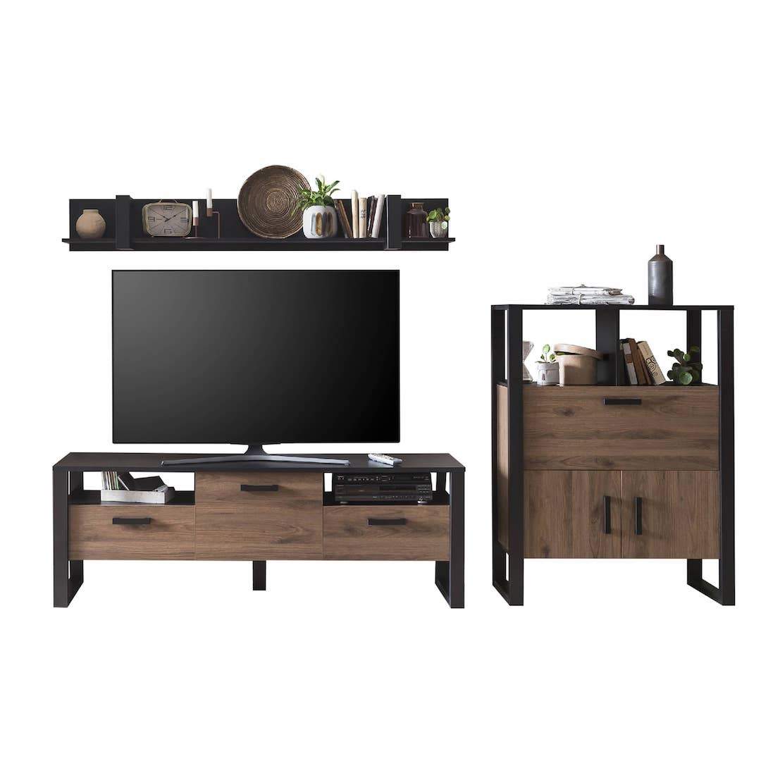 Nordi VD Living Room Set-Wall Unit