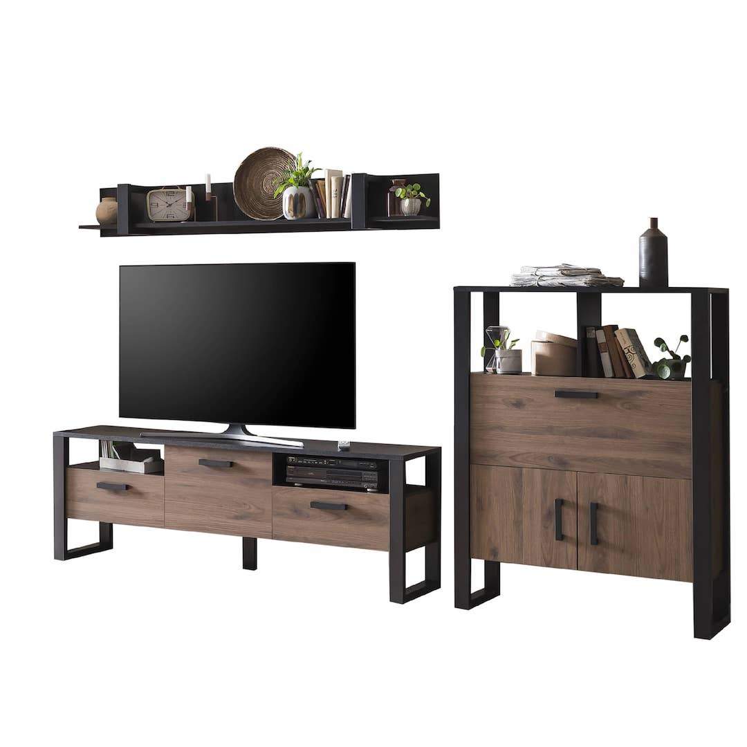 Nordi VD Living Room Set-Wall Unit