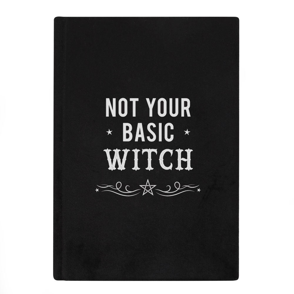 Not Your Basic Witch Velvet A5 Notebook - £12.99 - Stationery 