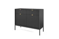 Nova Sideboard Cabinet 104cm Black Matt Living Sideboard Cabinet 