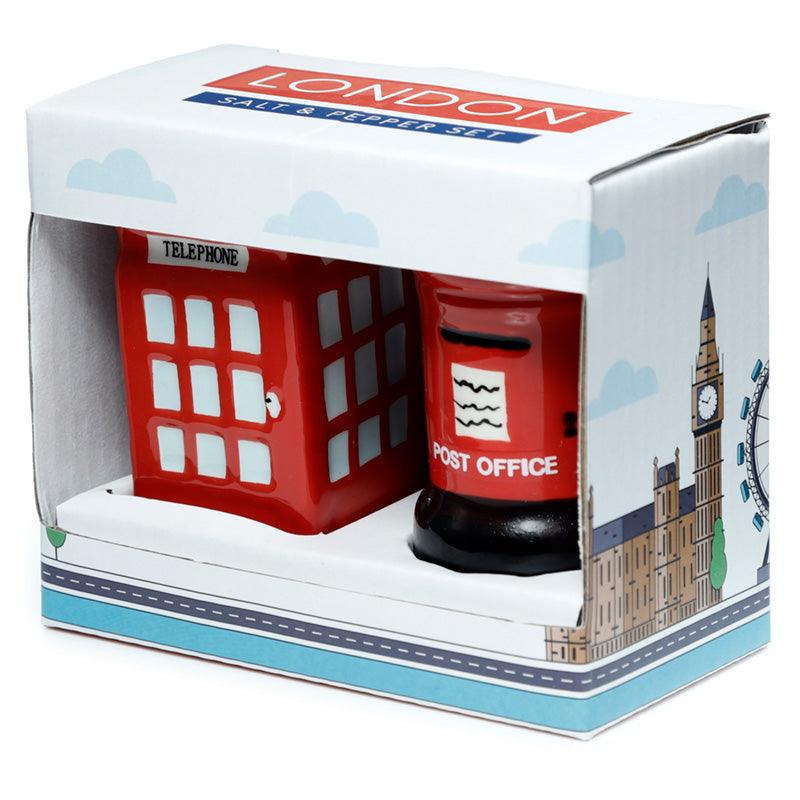 Novelty Ceramic Telephone and Letterbox Salt and Pepper Set - £8.99 - 