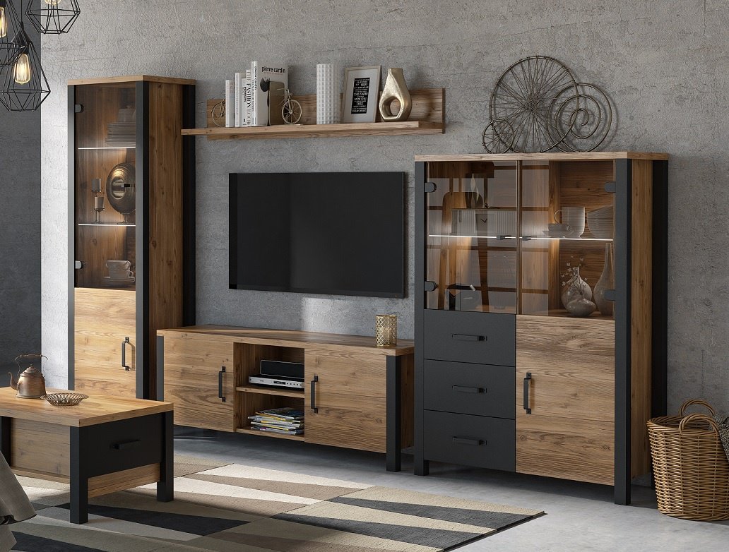 Olin 44 Display Cabinet-Living Room Display Cabinet