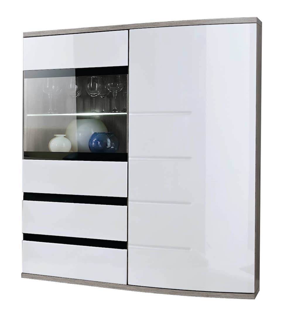 Ontario Display Cabinet - £288.0 - Living Room Display Cabinet 