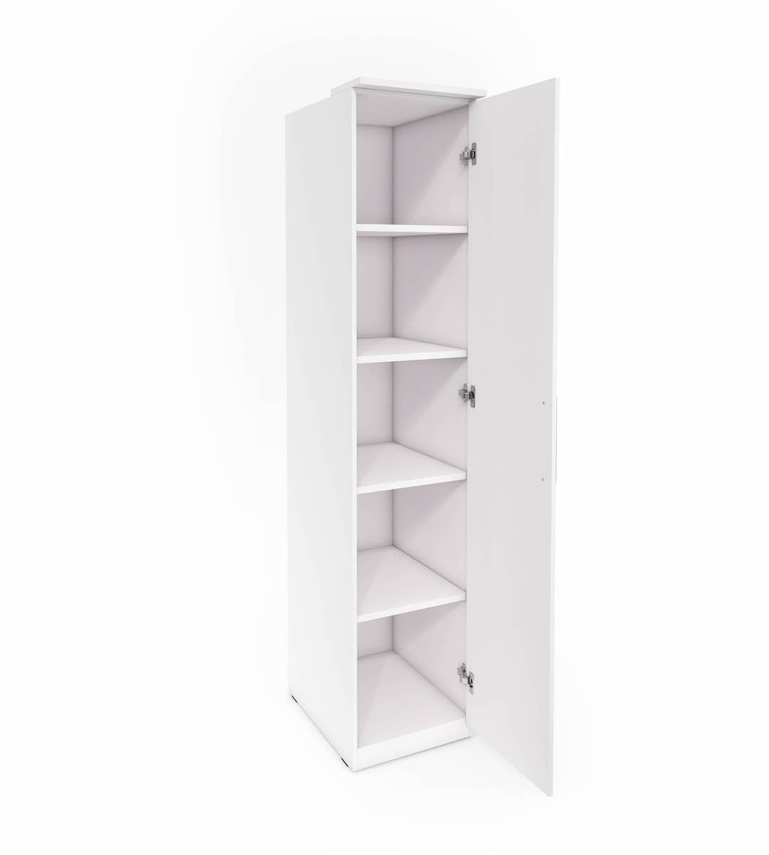 Optima 17 - Hinged Door Wardrobe White Hinged Door Wardrobe 