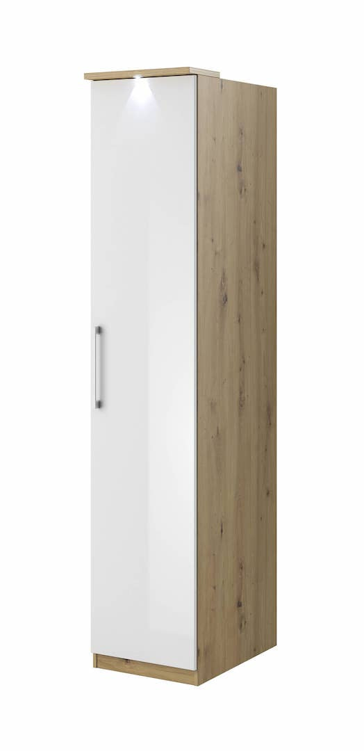 Optima 17 - Hinged Door Wardrobe Oak Artisan Hinged Door Wardrobe 