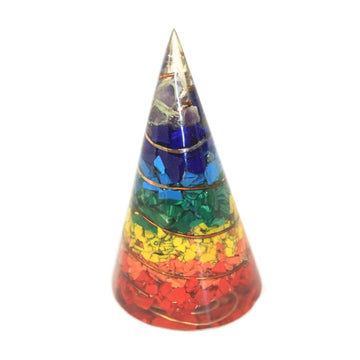 Orgonite Cone - 80mm - Multichip - £39.0 - 