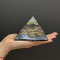 Orgonite Pyramid - Midnight Om Chakra - 90mm-