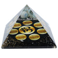 Orgonite Pyramid - Midnight Om Chakra - 90mm - £44.0 - 