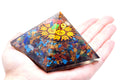 Orgonite Pyramid - Om Chakra - 70 mm-