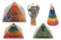 Orgonite Pyramid - Om Chakra - 70 mm-