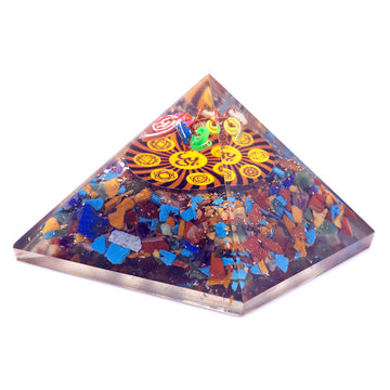 Orgonite Pyramid - Om Chakra - 70 mm - £39.0 - 