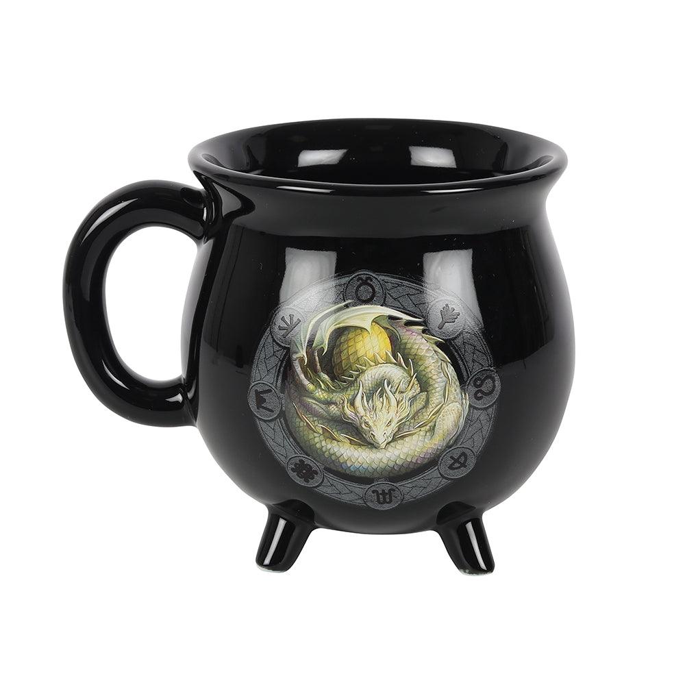 Ostara Colour Changing Cauldron Mug by Anne Stokes-Mugs Cups