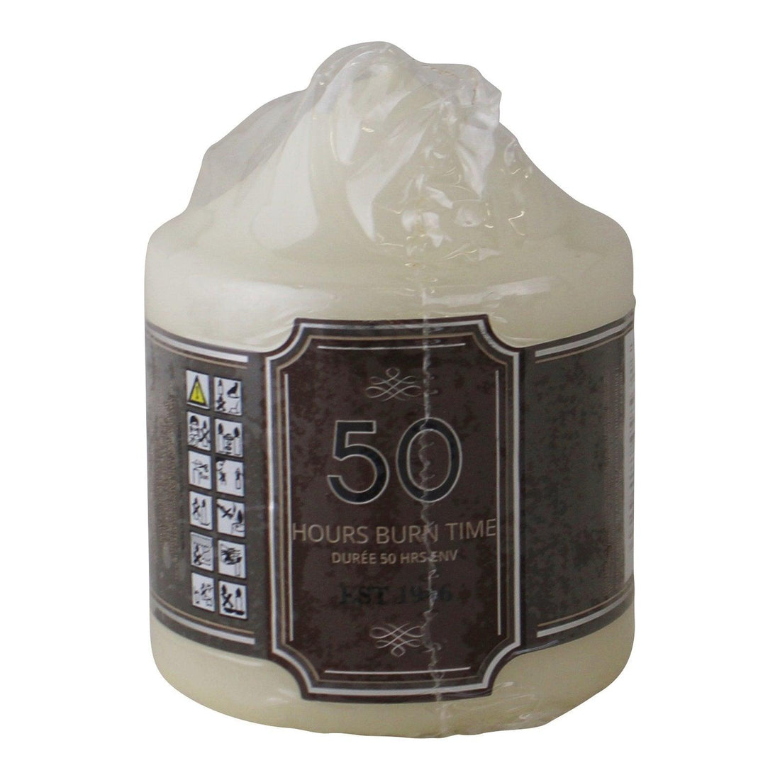 Overdipped Church Pillar Candle, 50 hour Burn Time - £12.99 - Candles 