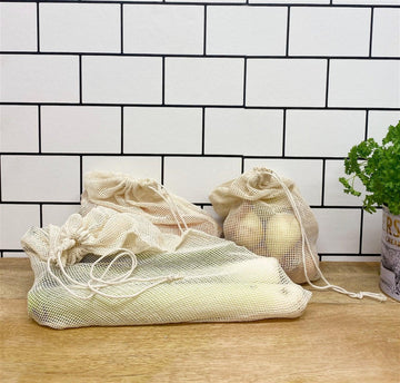 Pack of 3 Reusable Fruit & Vegetable Bags - £44.99 - 