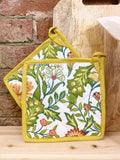 Pack of Two Mustard Sussex Pot Holder-