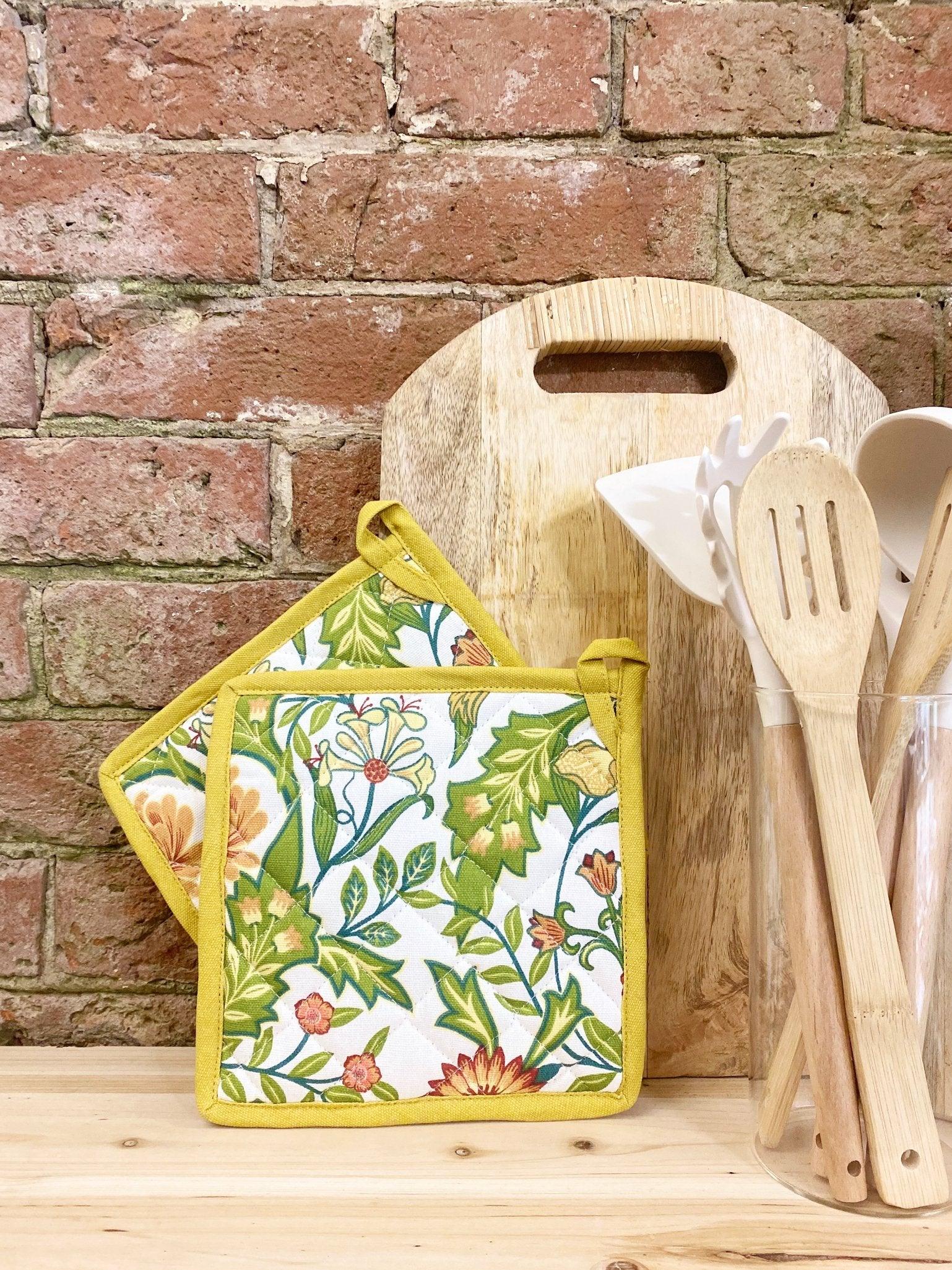 Pack of Two Mustard Sussex Pot Holder - £12.99 - 